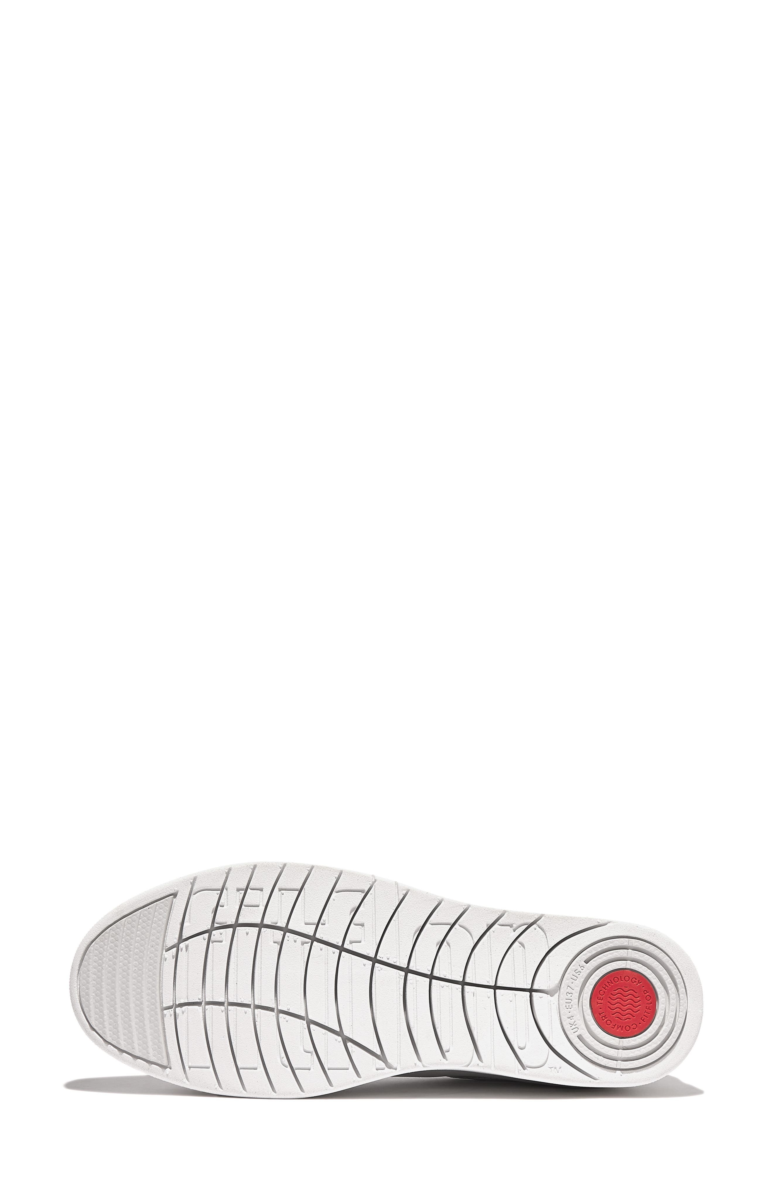 FitFlop Rally Metallic Slip-On Sneaker, Alternate, color, Silver