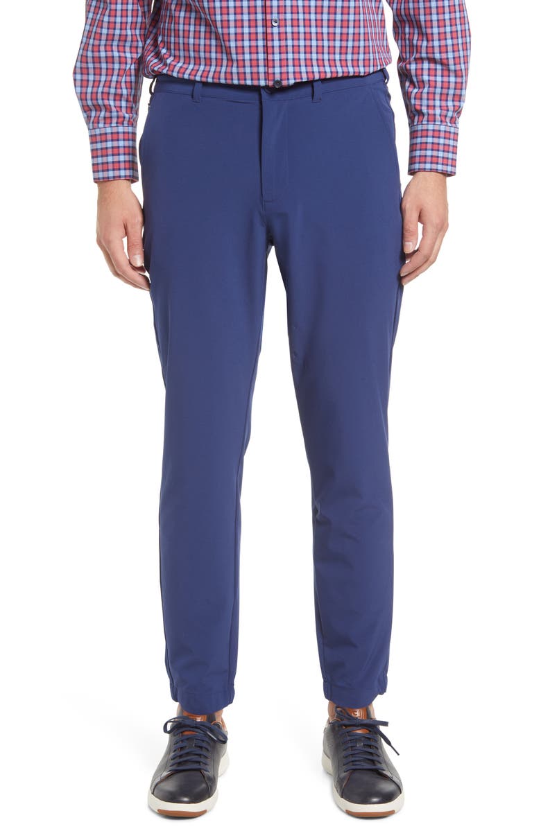 Mizzen+Main Helmsman Performance Slim Tapered Leg Pants, Main, color, Navy