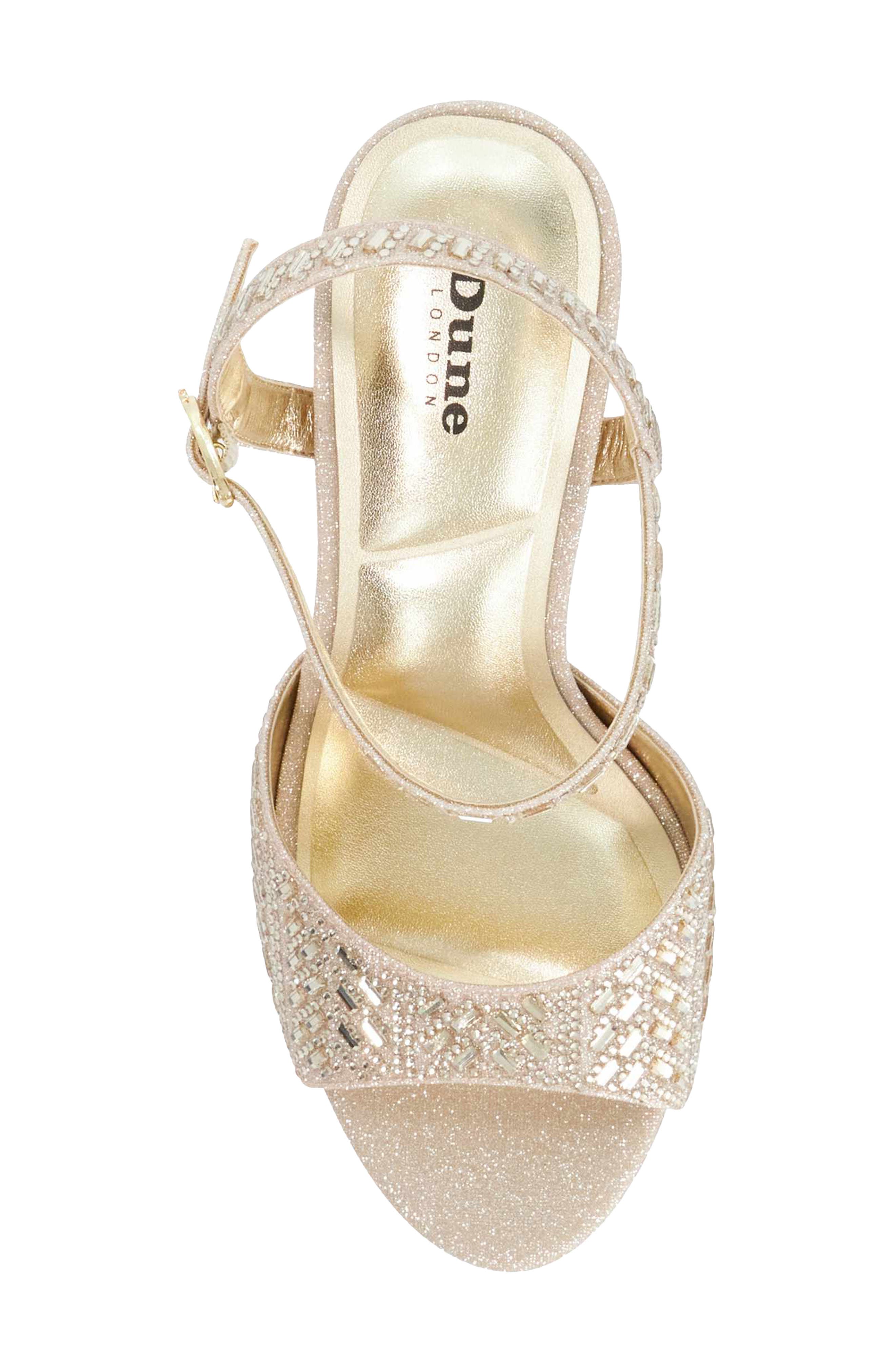 Malea Ankle Strap Platform Sandal, Alternate, color, GOLD