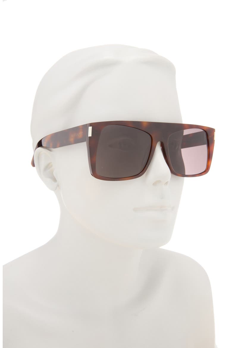 Square Sunglasses, Alternate, color, HAVANA HAVANA BLACK