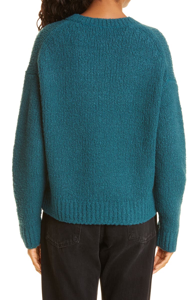 Vince Slub Wool Blend Crewneck Sweater, Alternate, color,