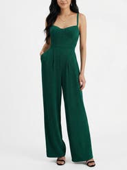 RACHEL Rachel Roy Serena Sleeveless Corset Jumpsuit