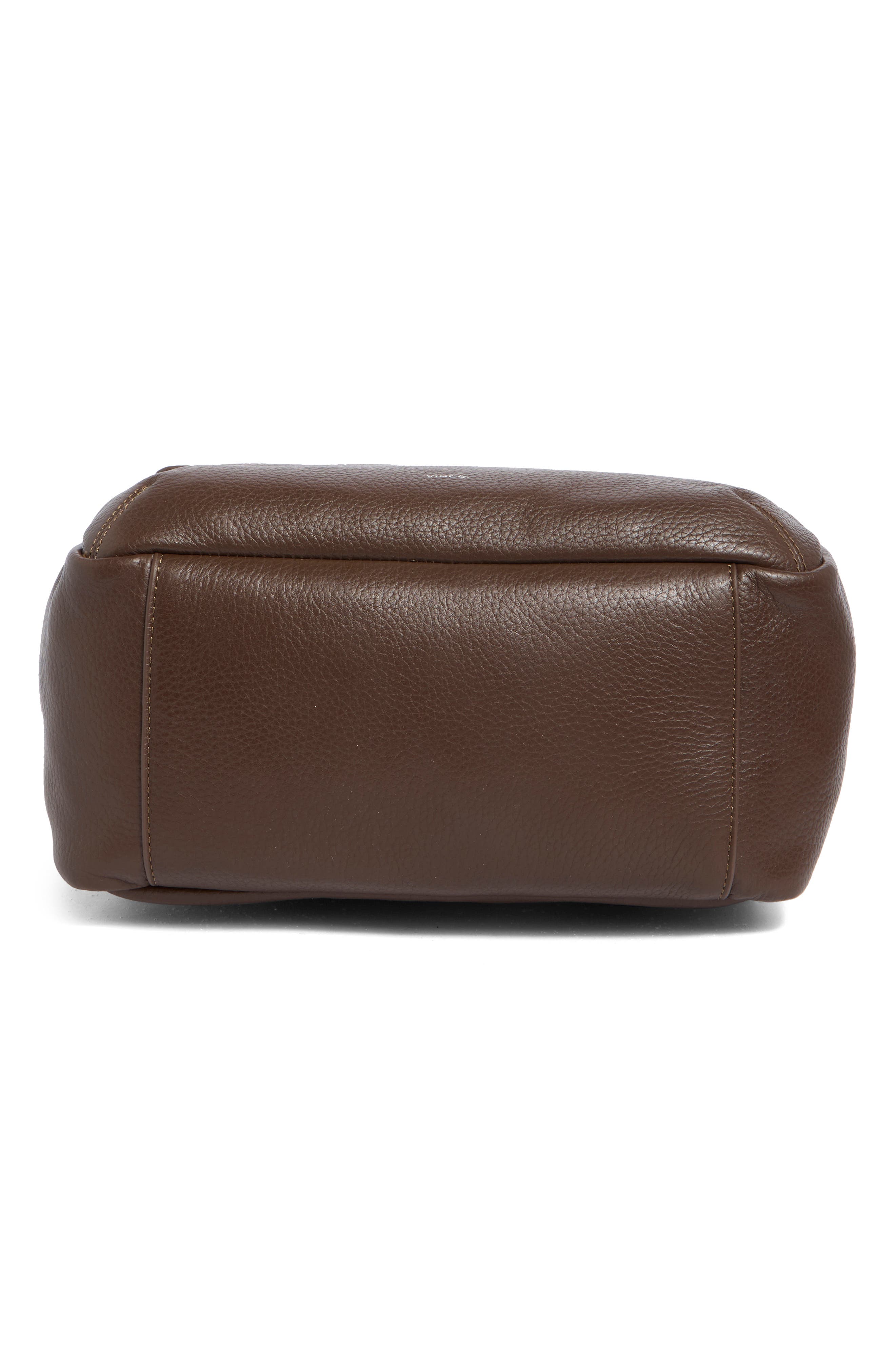 Valmor Pebbled Leather Backpack, Alternate, color, DATE PEBBLE