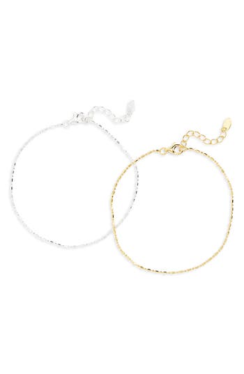 ARGENTO VIVO ARGENTO VIVO SET OF 2 TEXTURED LAYERING BRACELETS