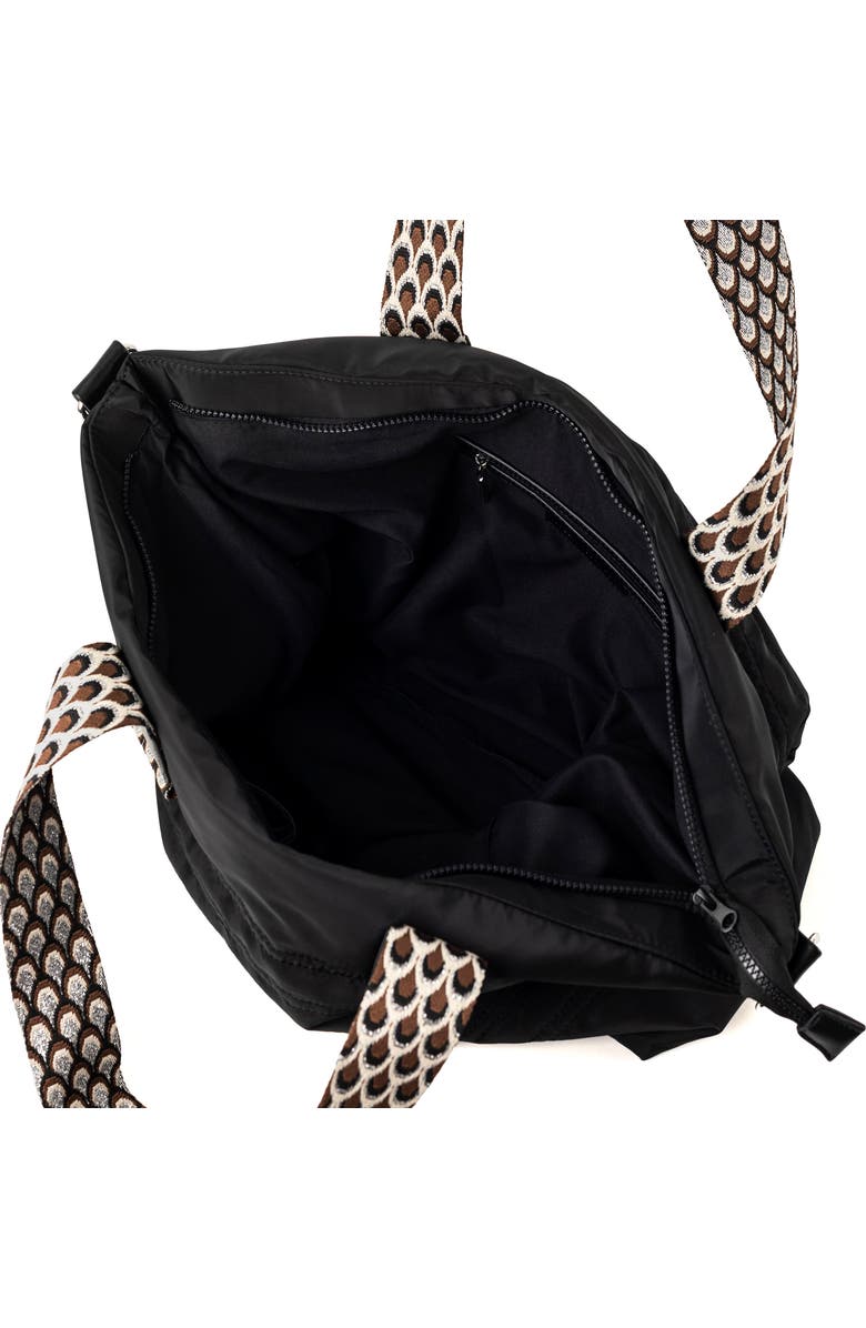 Urban Originals Hear the Music Nylon Tote, Alternate, color, Black