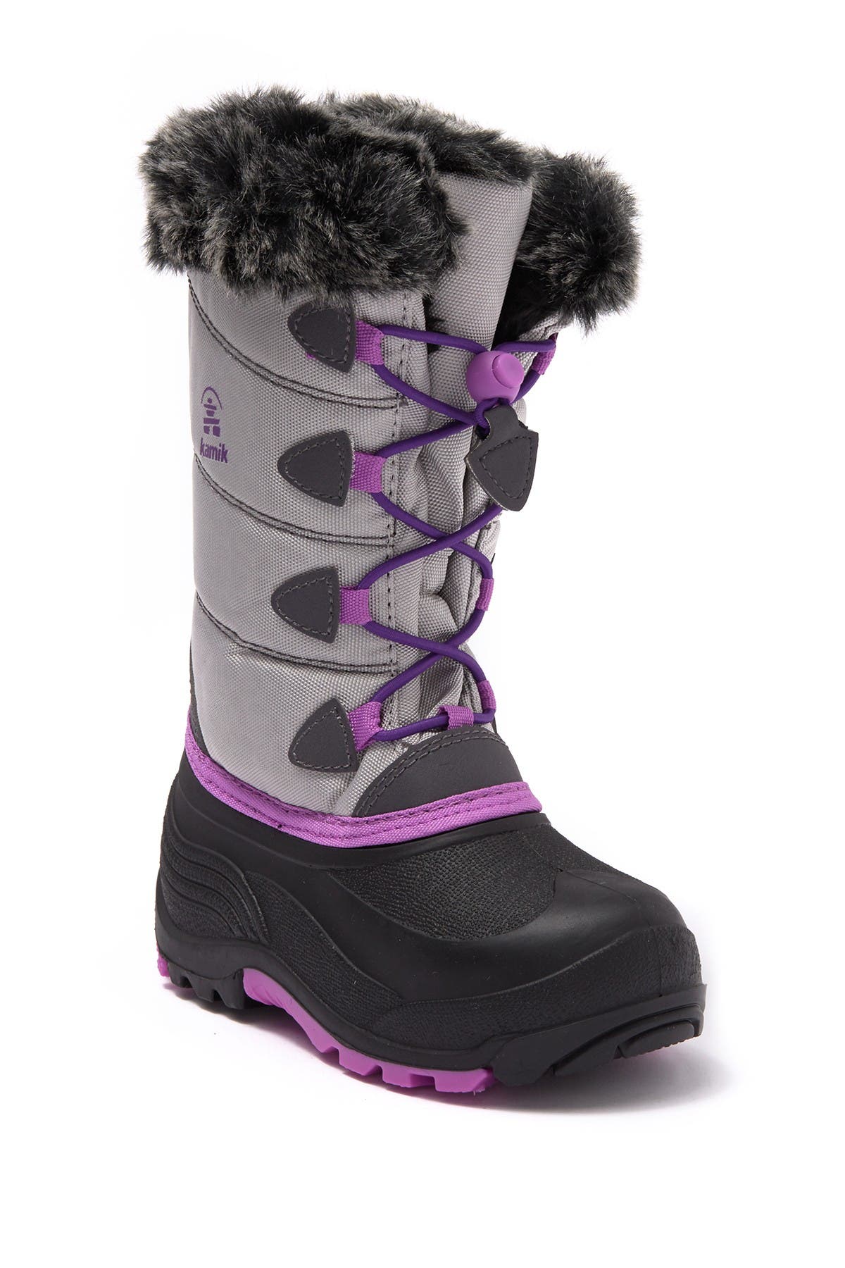 Kamik SnowGypsy3 Waterproof Faux Fur Trim Boot, Main, color, 