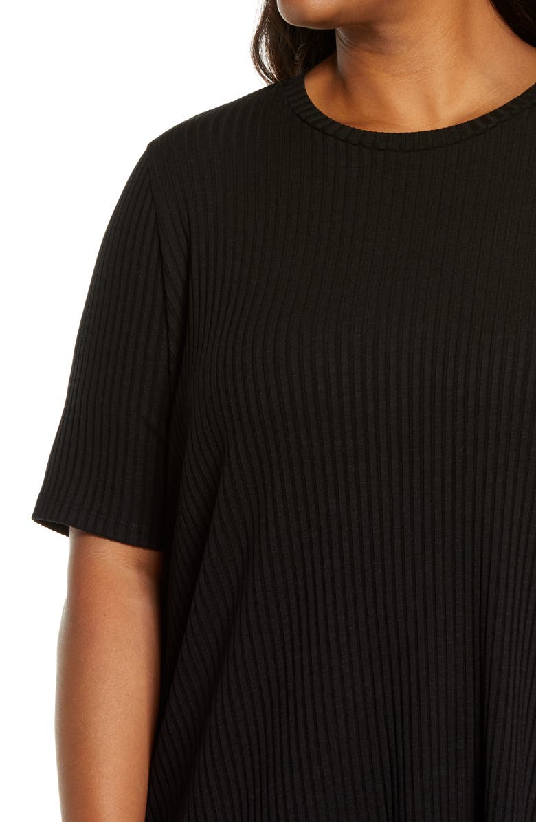 Eileen Fisher Ribbed Knit Tunic, Alternate, color, 