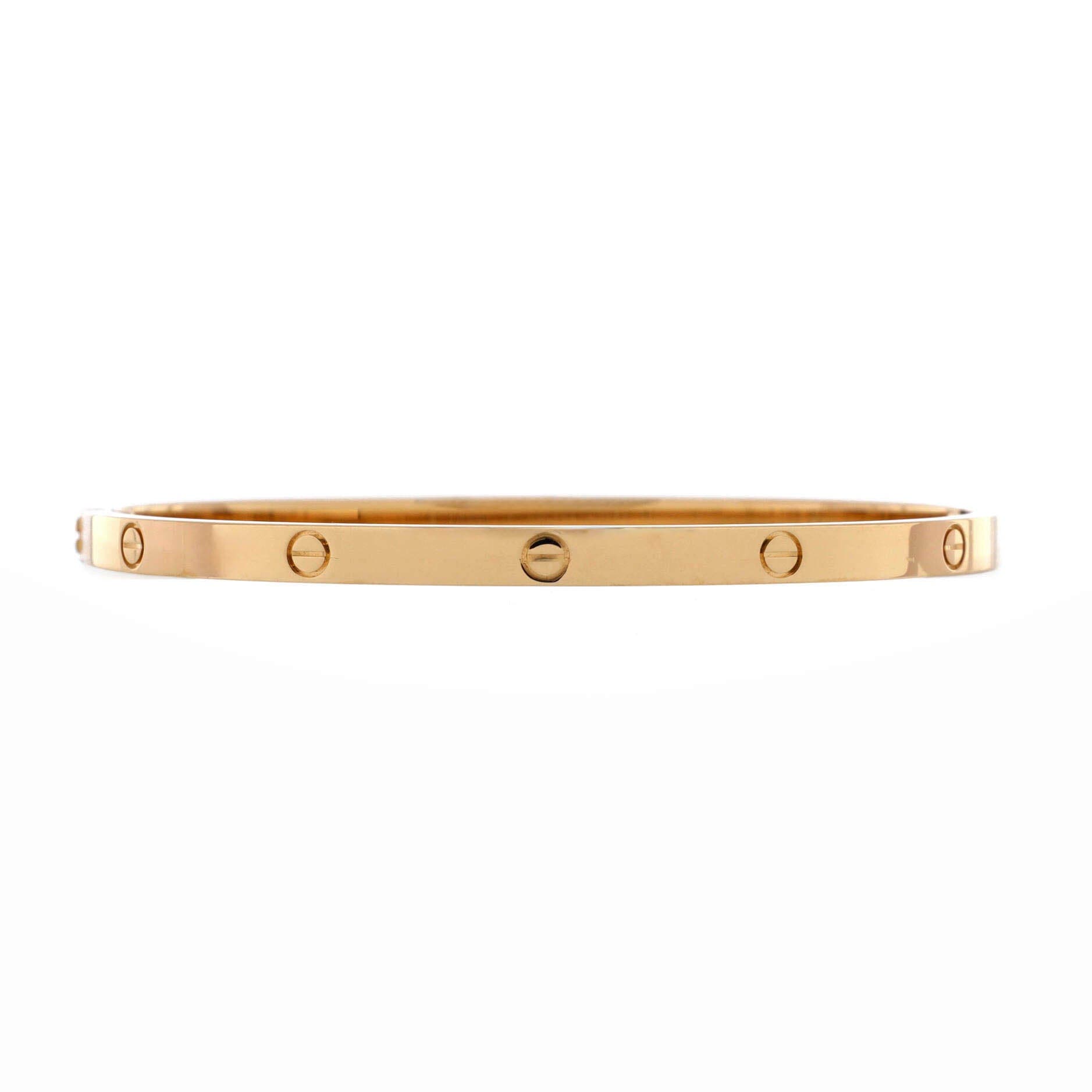 Love Bracelet 18K Yellow Gold Small, Alternate, color, Metallic Gold