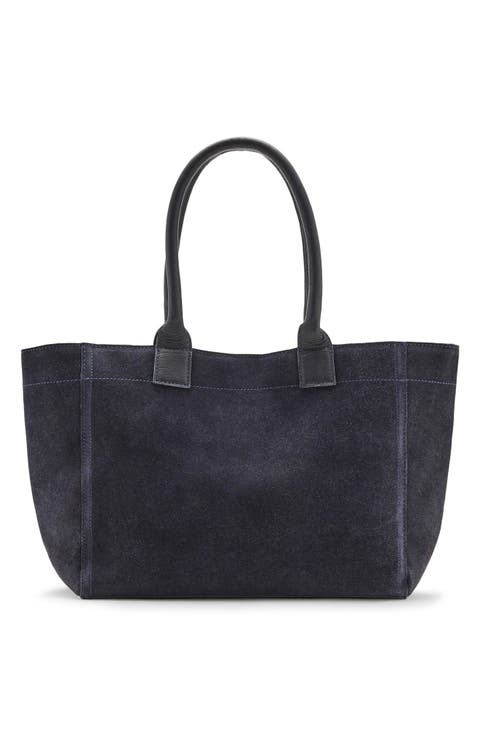Suede Leather Tote