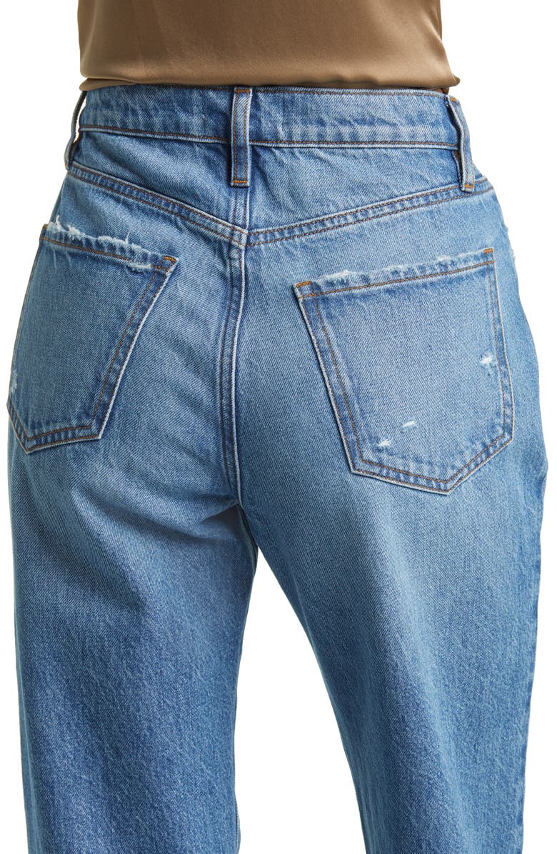 FRAME Le Jane High Waist Straight Leg Jeans, Alternate, color, Mariner