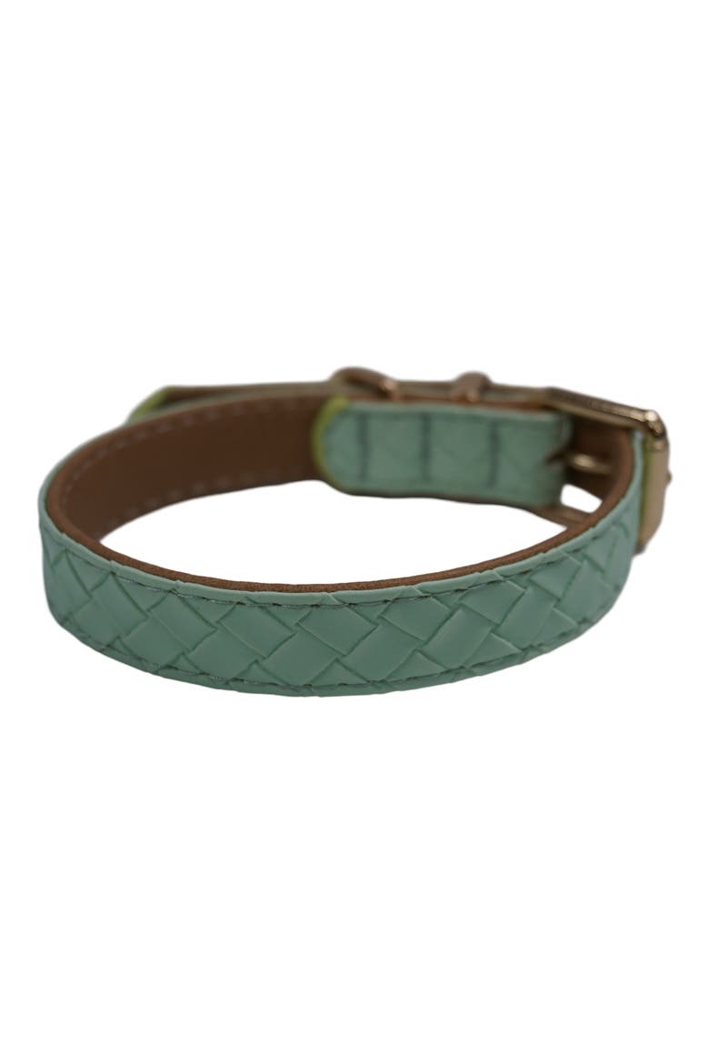 Toga Luxury Dog Collar, Alternate, color, GREEN