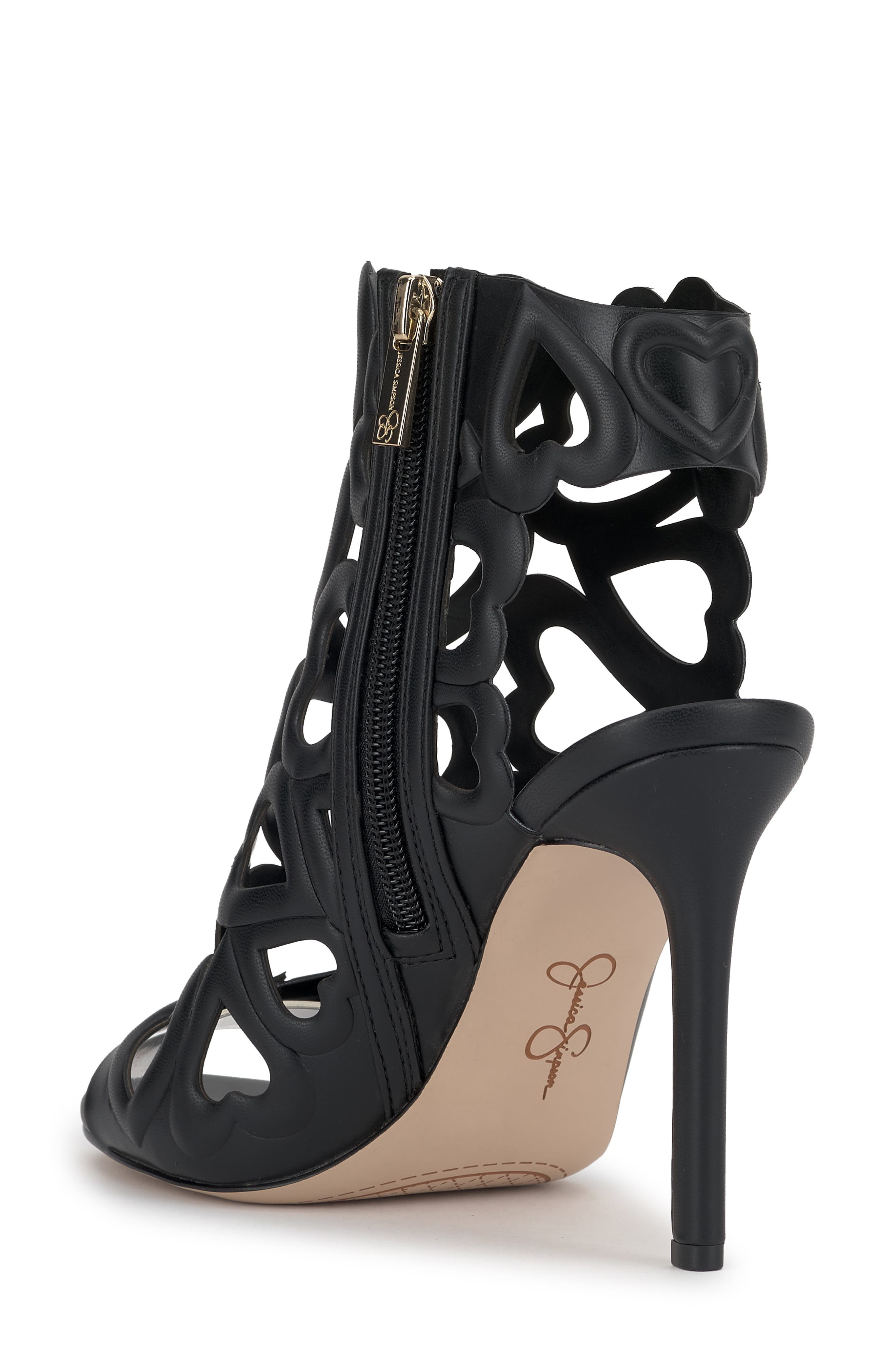 Jessica Simpson Jalina Sandal, Alternate, color, Black/ Clear