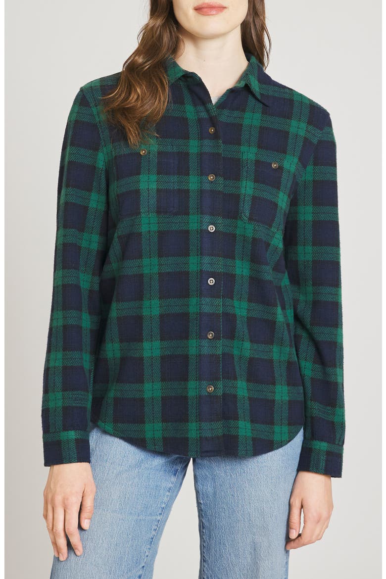Cozy Brushed Knit Shirt, Main, color, SURF THE WEB