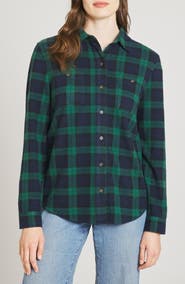 Lands' End Cozy Brushed Knit Shirt