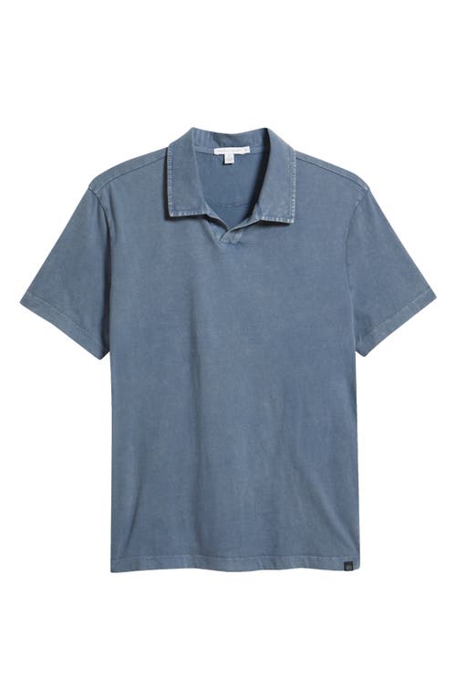 Threads 4 Thought Jared Mineral Wash Cotton Polo In Blue