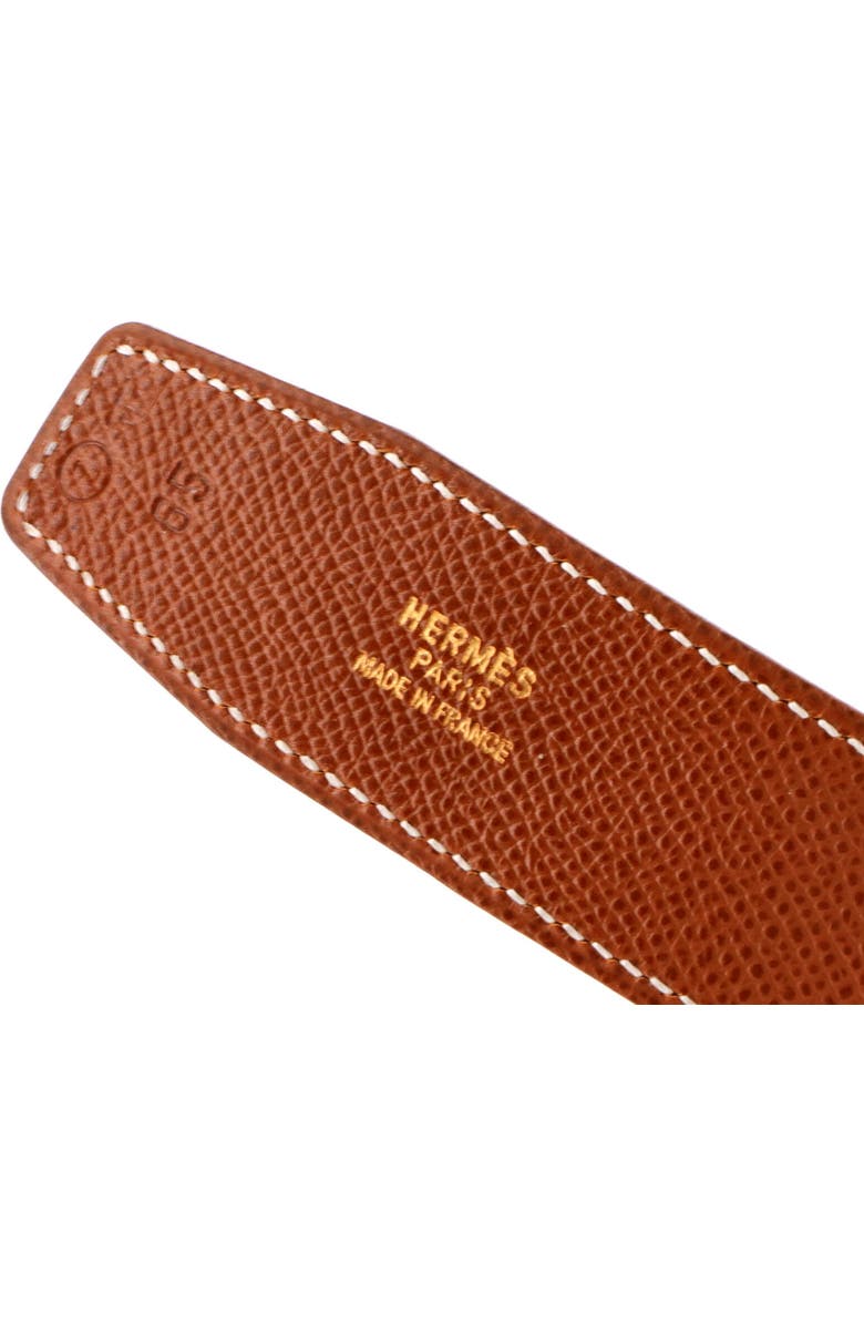 Pre-Owned Hermes Constance Reversible Belt Leather Medium, Alternate, color, Brown