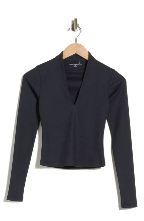 Limitless Performance Long Sleeve V-Neck Top