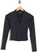 TravisMathew Limitless Performance Long Sleeve V-Neck Top