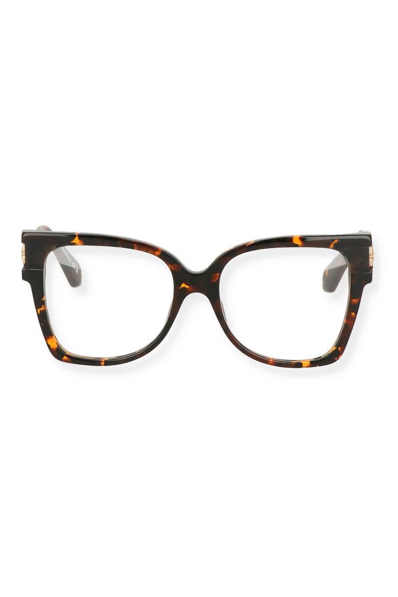 Havana 54mm Square Optical Frames, Main, color, BROWN HAVANA