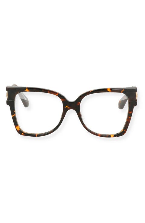 Havana 54mm Square Optical Frames