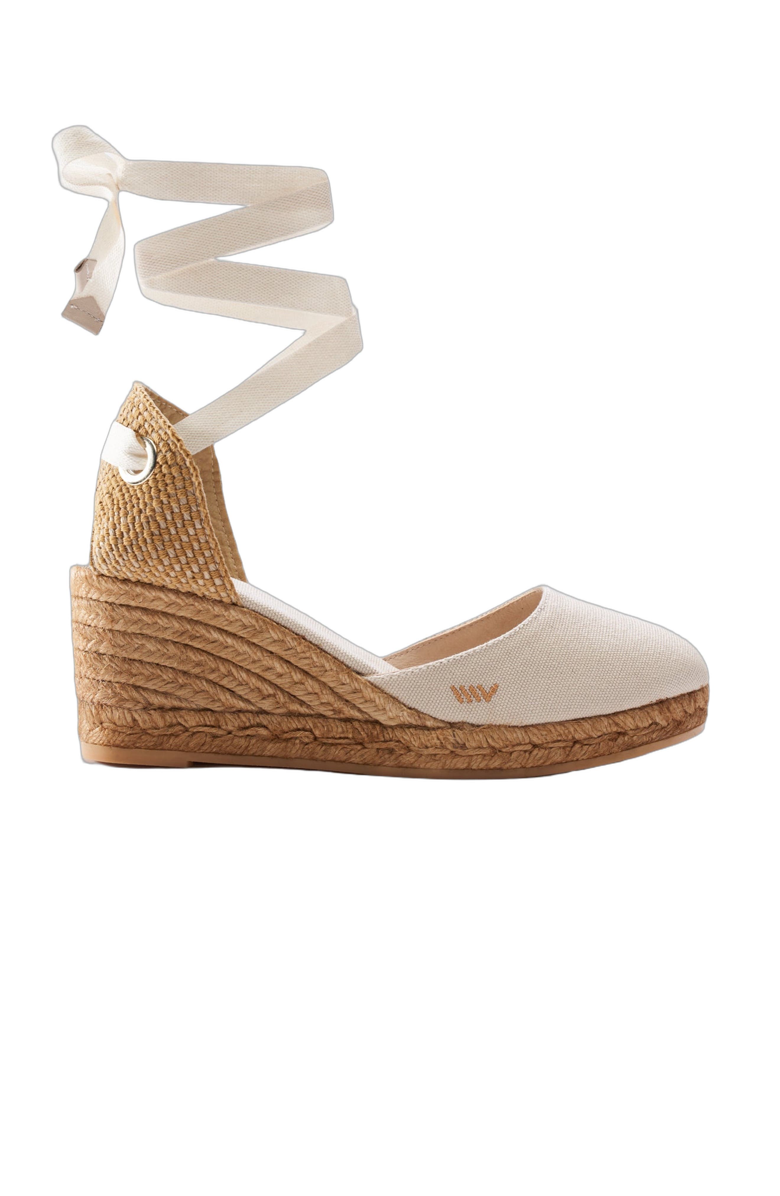 Sagaro Canvas Espadrille Wedges - image 3