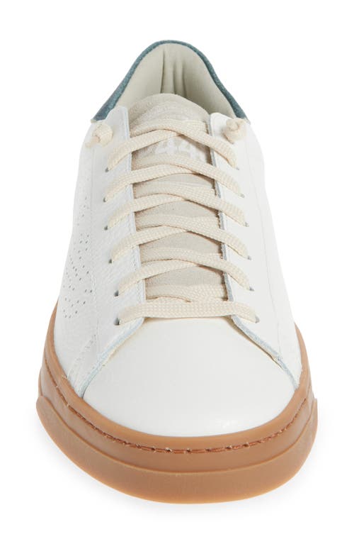 P448 Jack Sneaker In White/dark Blue