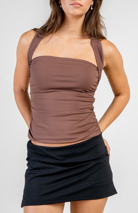 Square Neck Knit Tank