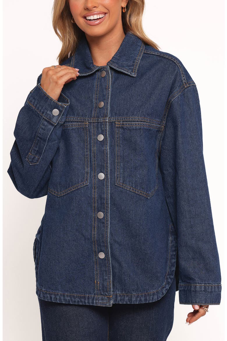 Dede Denim Shacket, Main, color, DENIM