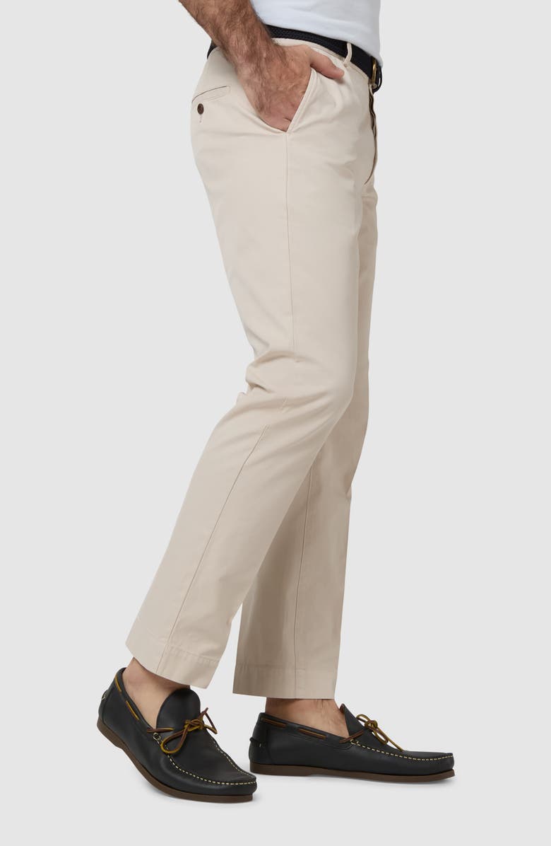 Sid Mashburn Garment Dye Slim Straight Leg Field Pants, Alternate, color, Stone Ap Twill