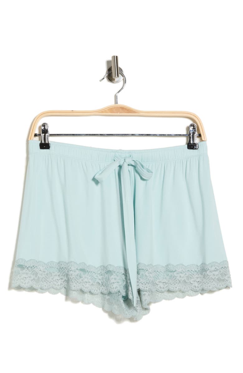 Posh Peanut Lace Pajama Shorts, Alternate, color, Blue