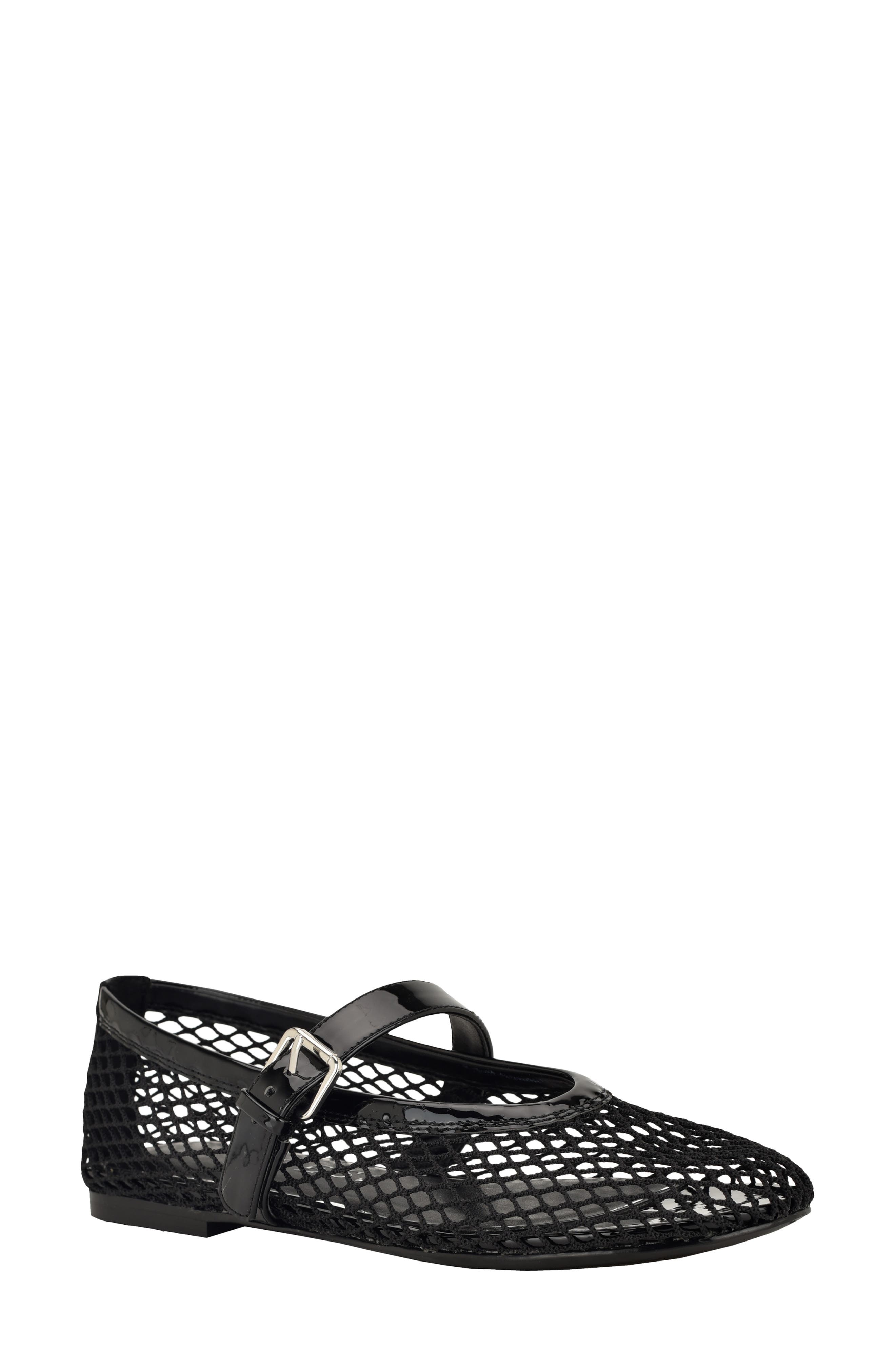 GUESS Paxey Mary Jane Flat, Main, color, Black