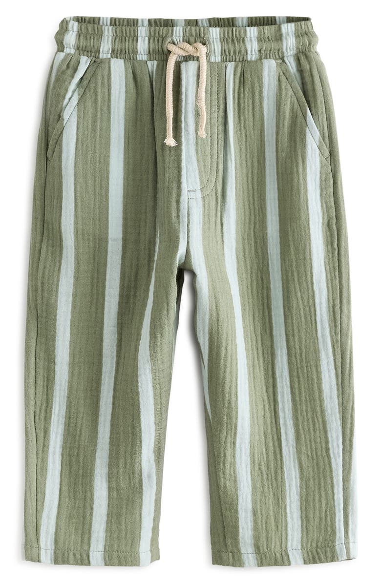 NEXT Kids' Stripe Cotton Drawstring Pants, Main, color, 