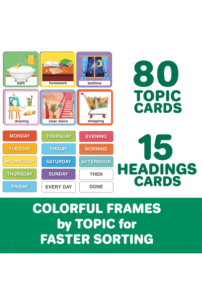 Magnetic Chore Chart for Kids - Visual Responsibility and Behavior Board for Children, Toddlers, and Teens, Alternate, color, Adhd