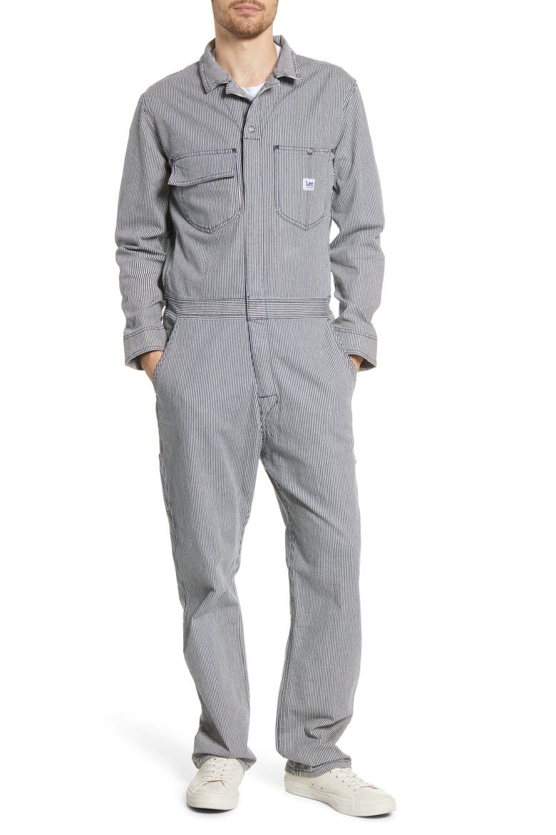 Union-All Slim Coveralls, Main, color, RAILROAD STRIPE