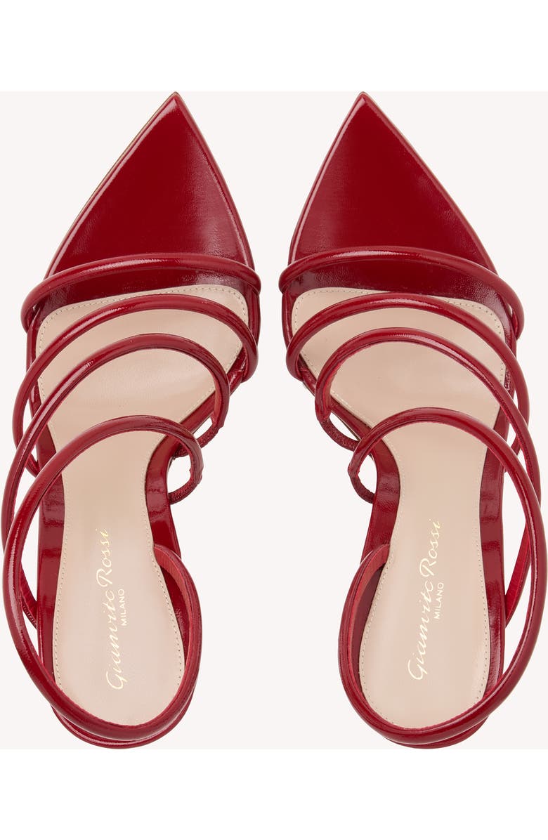 Gianvito Rossi Ettie Sandal, Alternate, color, Red Nappa