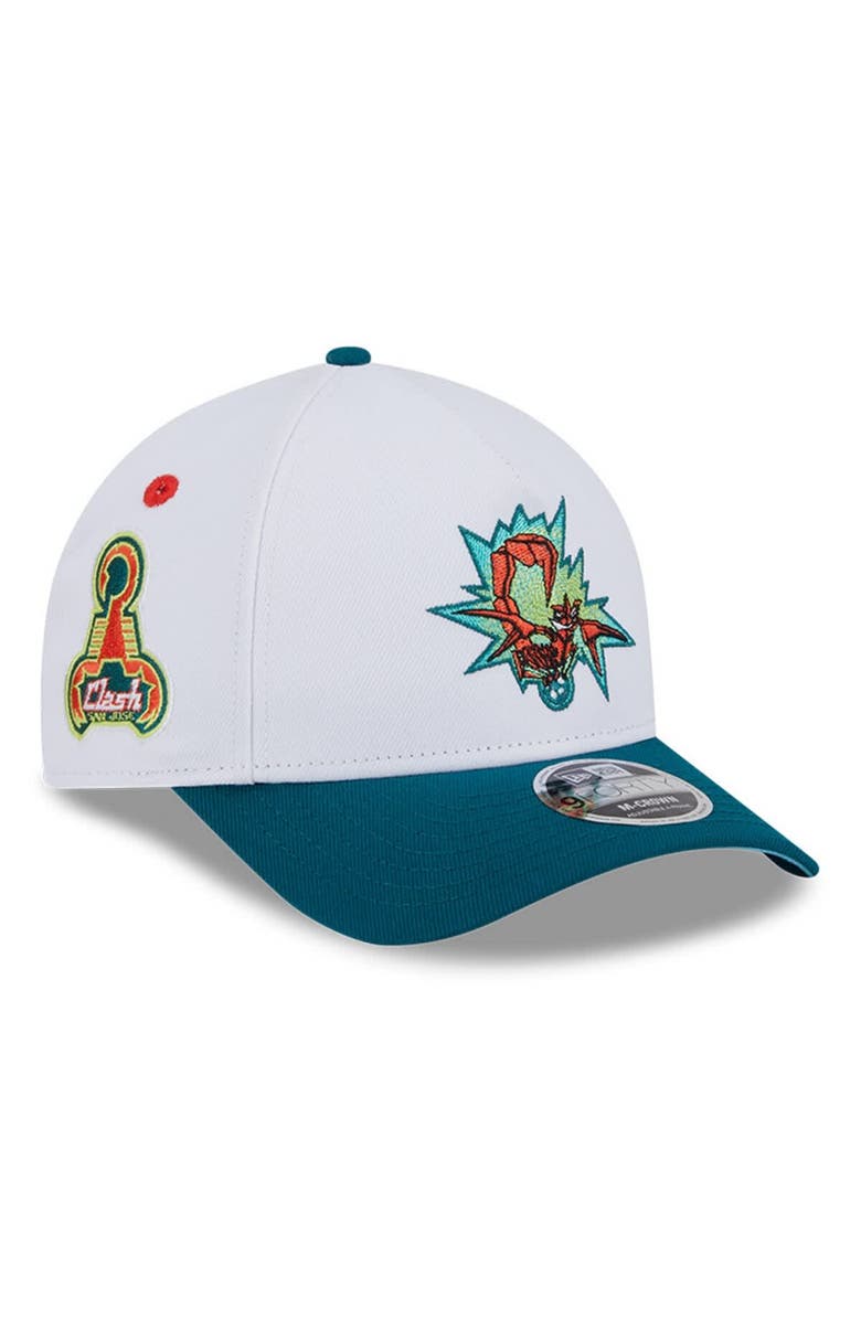 New Era Men's New Era White/Green San Jose Earthquakes 2025 Jersey Hook 9FORTY M-Crown Adjustable Hat, Alternate, color, White