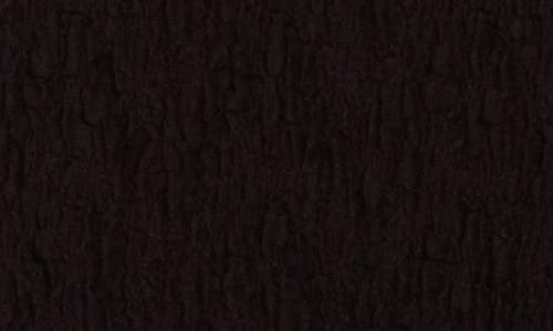 Donna Karan Puckered Short Sleeve T-shirt In Black