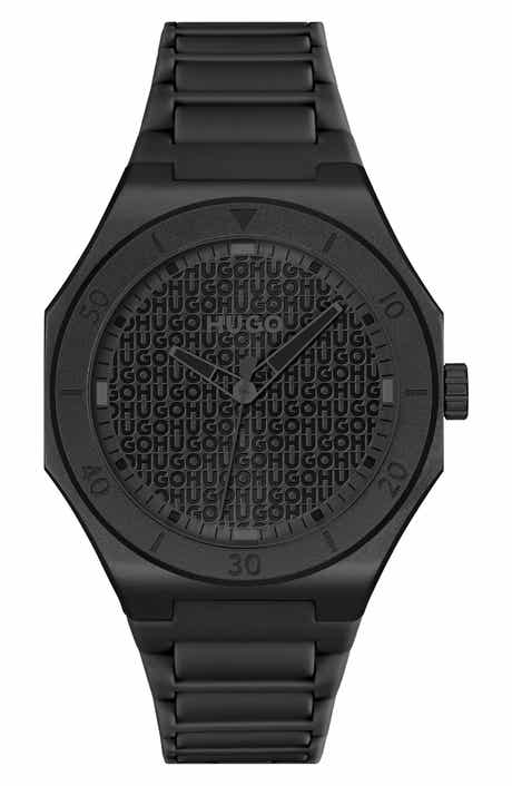 BOSS Grail Silicone Strap Watch, 42mm