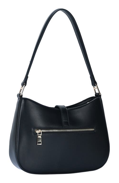 Mms Design Studio Buckle Tab Shoulder Strap In Black