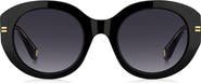Marc Jacobs 51mm Gradient Oval Sunglasses