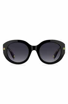 51mm Gradient Oval Sunglasses