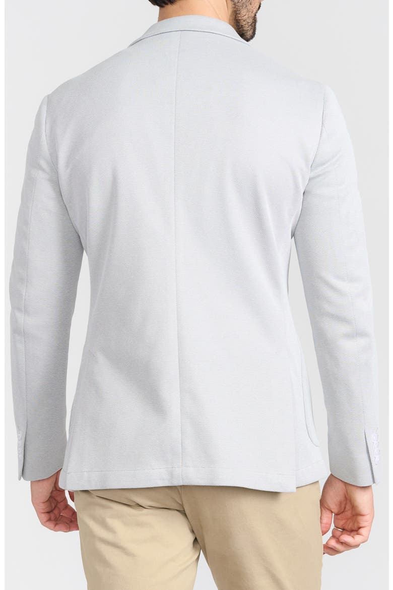 Piqué Knit Sport Coat, Alternate, color, GREY