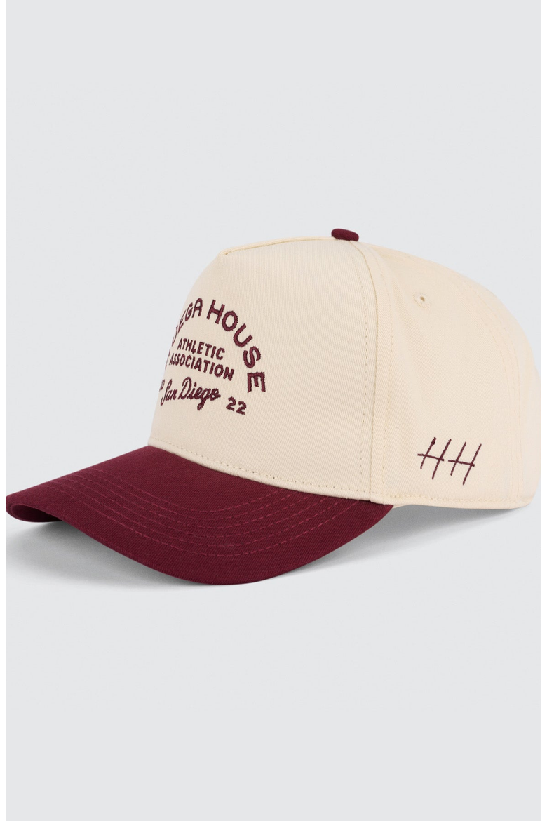 Athletic Association Hat, Alternate, color, Maroon & Natural
