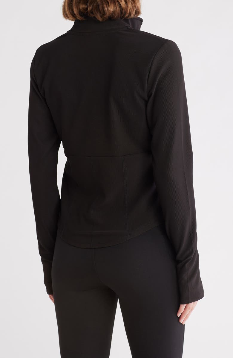 Jessica Simpson Mixed Media Crop Jacket, Alternate, color, 