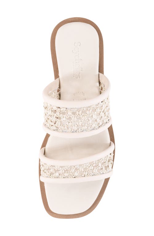 Shop Seychelles Water Lilly Slide Sandal In Off White