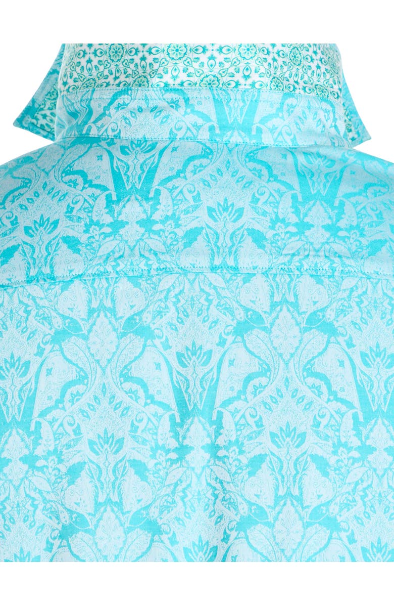 Robert Graham DXL Big & Tall  Highland Tonal Sport, Alternate, color, Seafoam