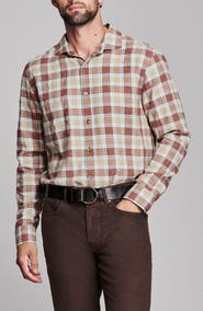 Billy Reid Bold Plaid Button-Up Shirt