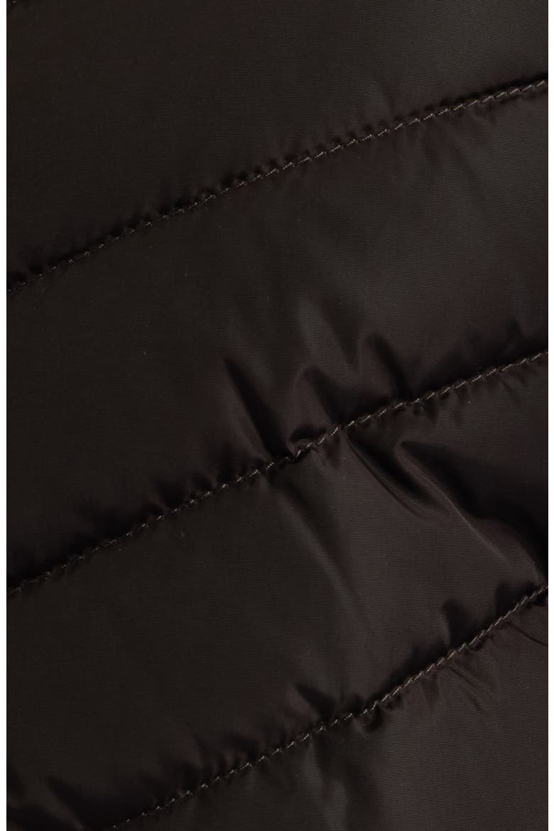 Hybridge Quilted & Knit Jacket, Alternate, color, ARABICA-ARABICA