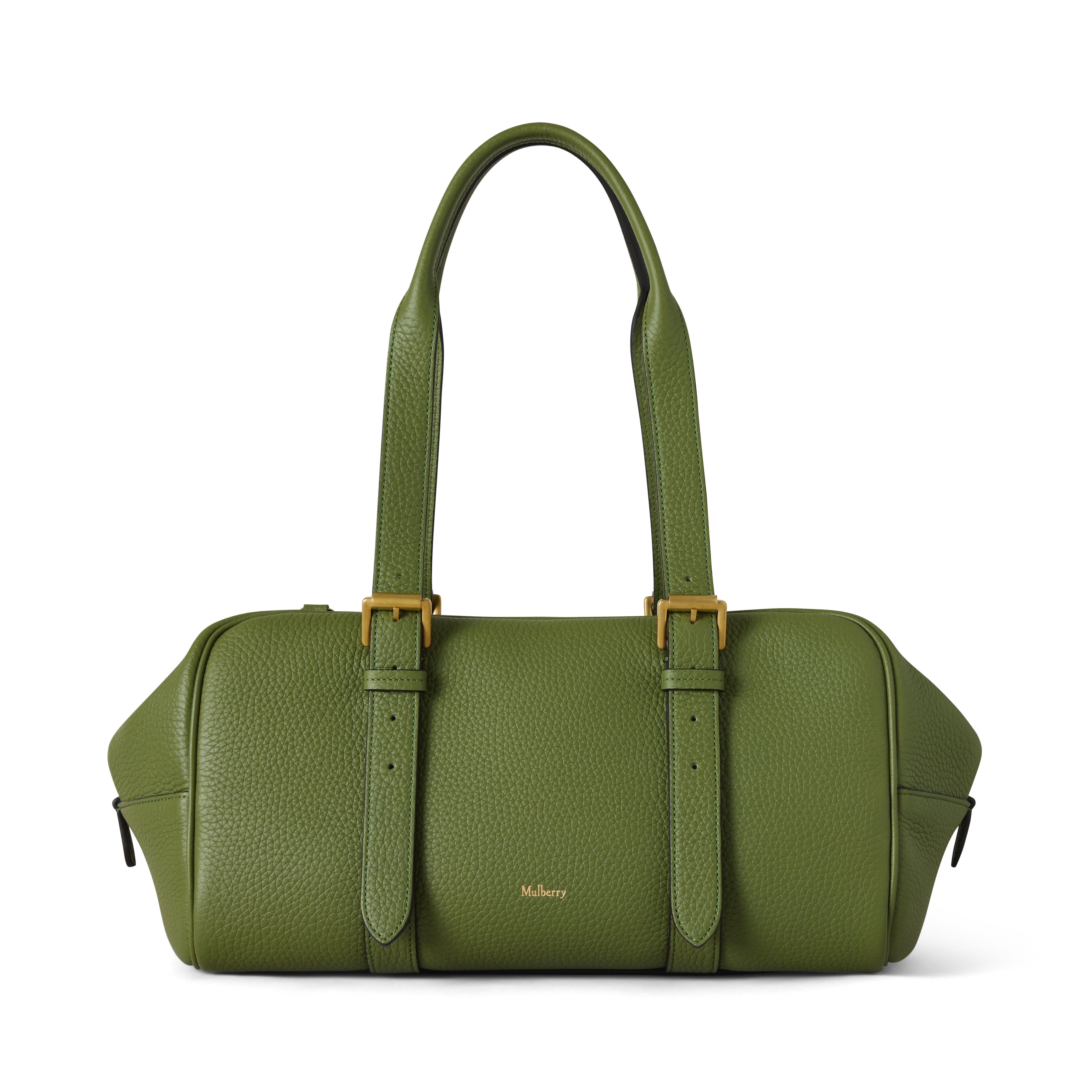Mulberry Boston Shoulder Bag, Alternate, color, Fern