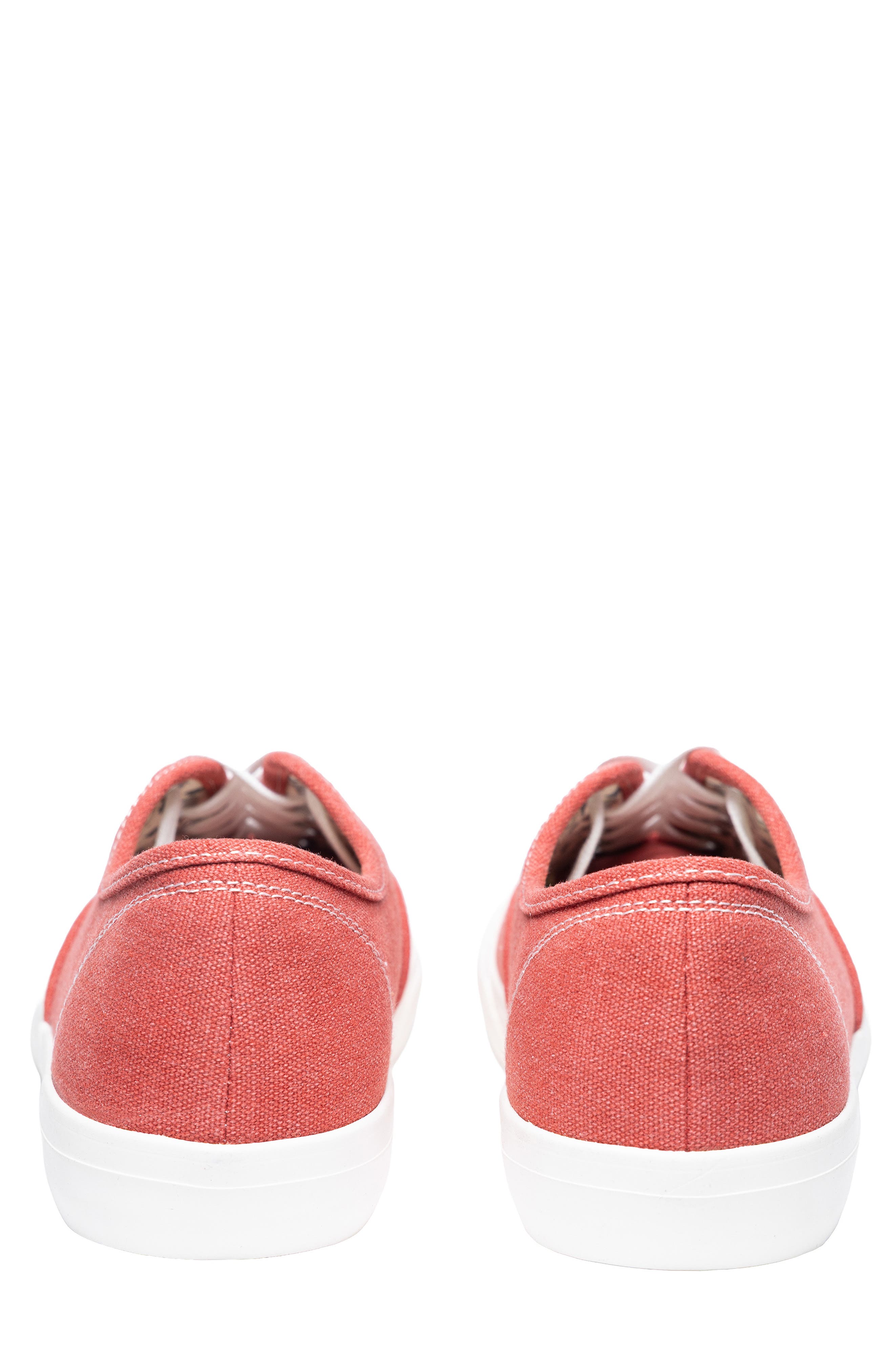 Luke Washed Canvas Sneaker, Alternate, color, NANTUCKET RED